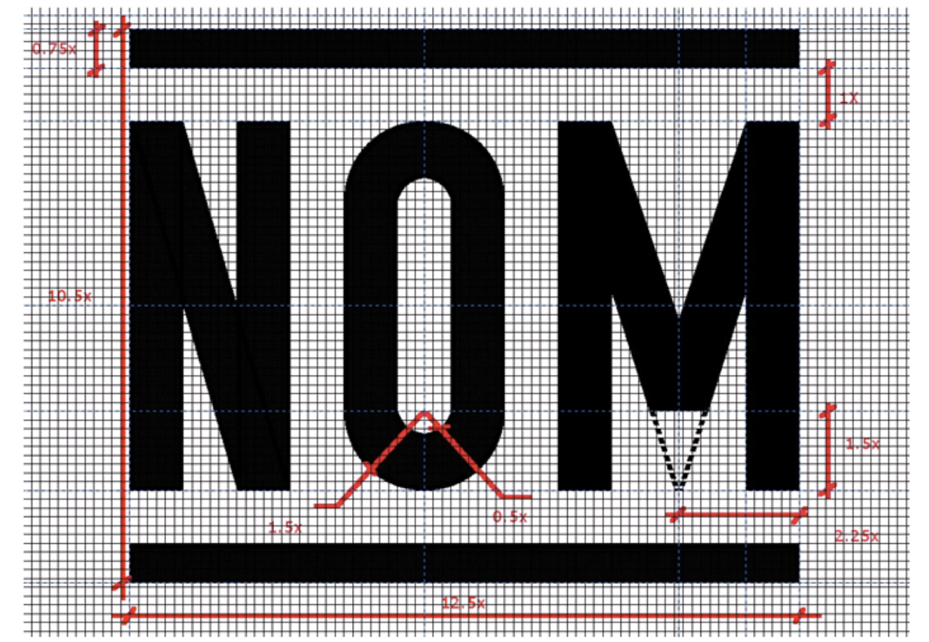 Contraseña oficial NOM y NMX, diseño. NOM-106-SCFI-2000.